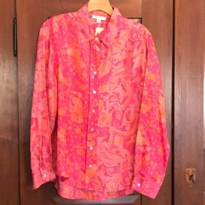 100% Silk Coldwater Creek Blouse
